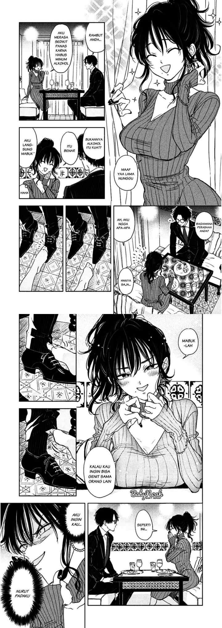 Buaiso na Tantou ga Zenzen Te o Dashite Kurenakute Mukatsuku!! chapter 2 halaman 6
