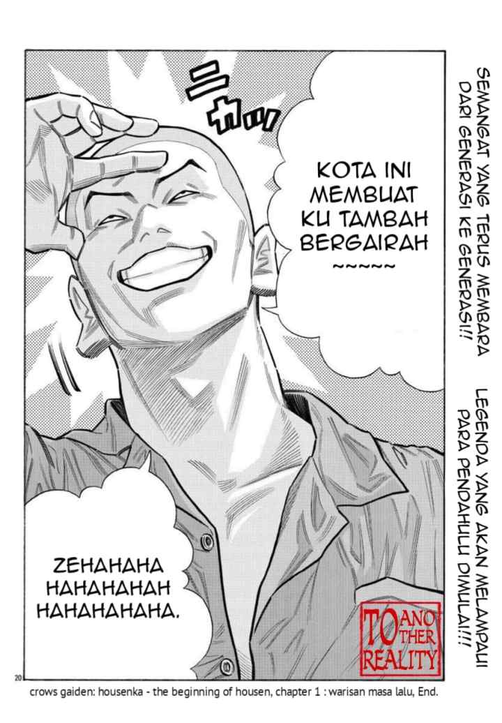 Crows Gaiden Housenka - the beginning of HOUSEN chapter 1 halaman 18