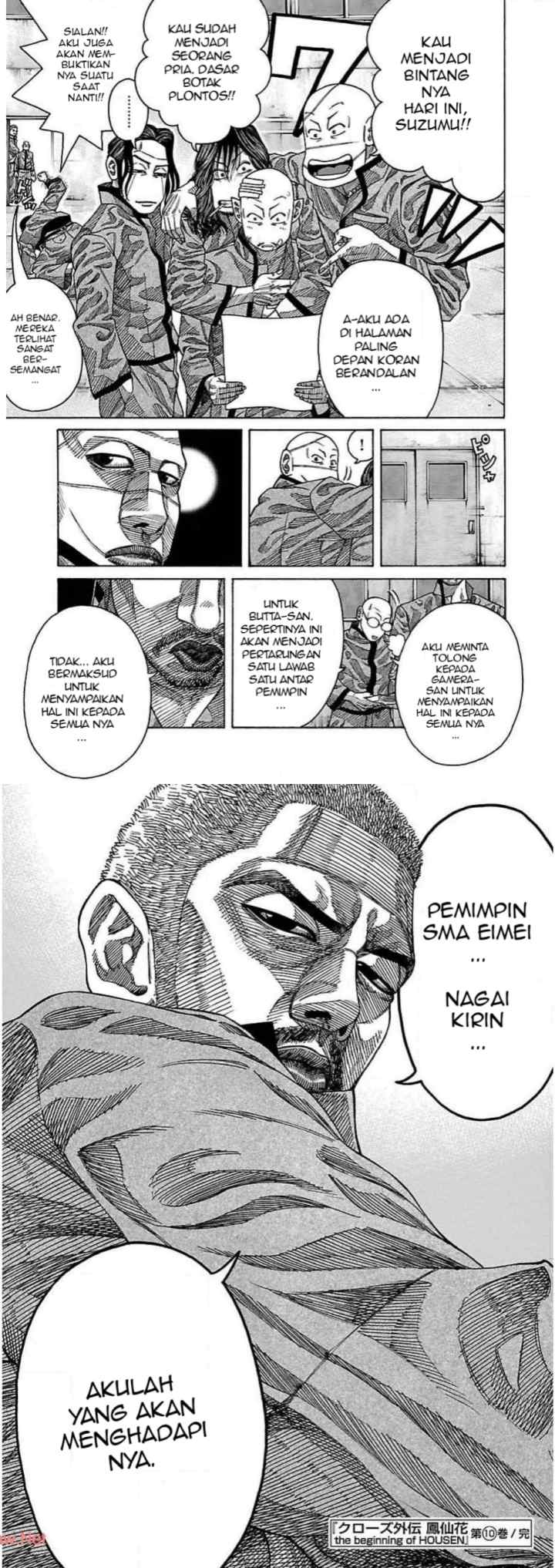 Crows Gaiden Housenka - the beginning of HOUSEN chapter 39 halaman 14