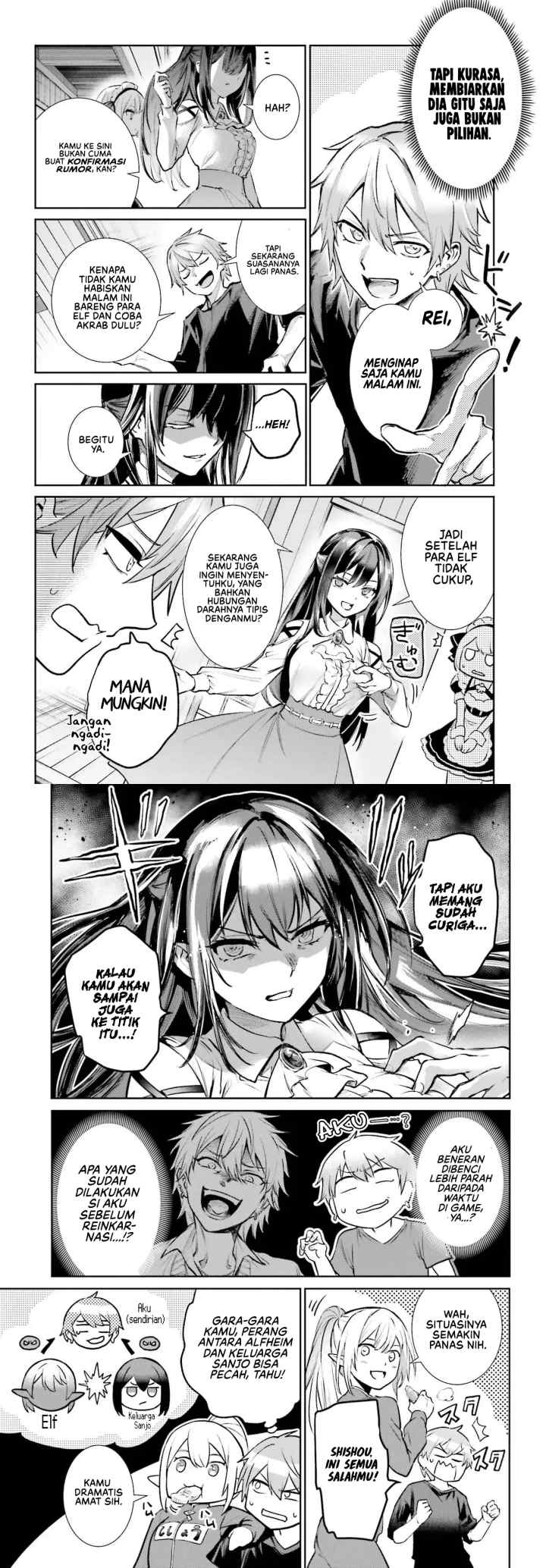 Danshi Kinsei Game Sekai de Ore ga Yarubeki Yuiitsu no Koto - Yuri no Ma ni Hasamaru Otoko to Shite Tensei shite shimaimashita chapter 5 halaman 5