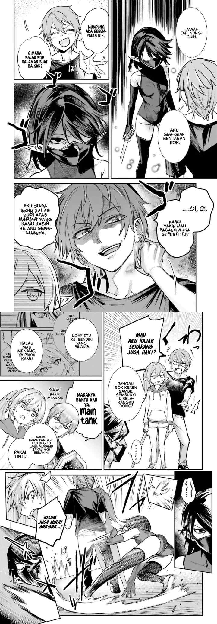 Danshi Kinsei Game Sekai de Ore ga Yarubeki Yuiitsu no Koto - Yuri no Ma ni Hasamaru Otoko to Shite Tensei shite shimaimashita chapter 6 halaman 4