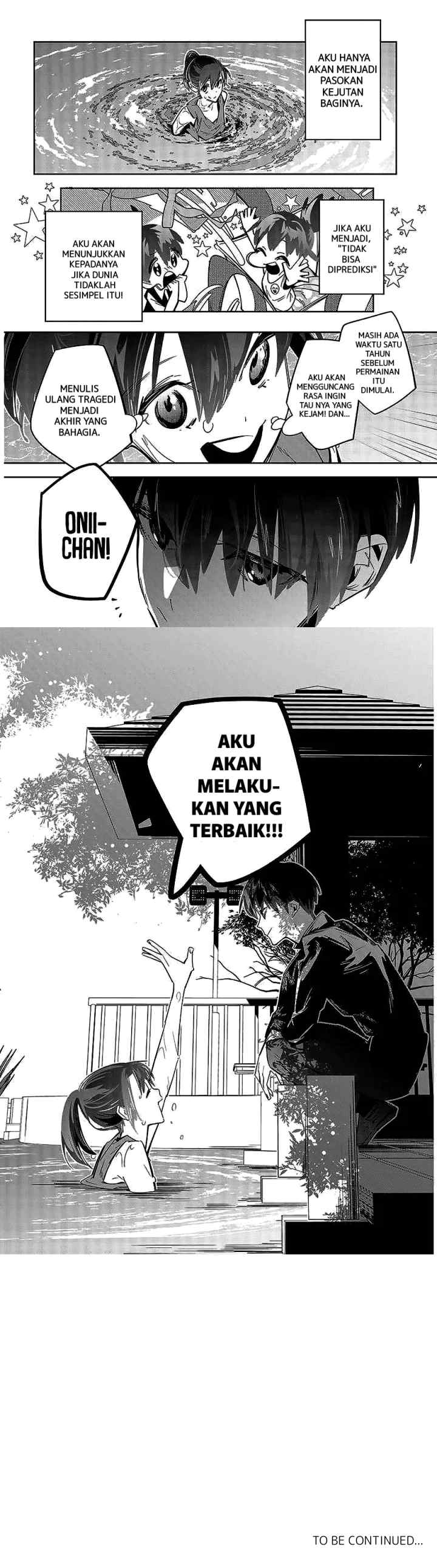 Death Game Manga no Kuromaku Satsujinki no Imouto ni Tensei shite Shippai shita chapter 1 halaman 16