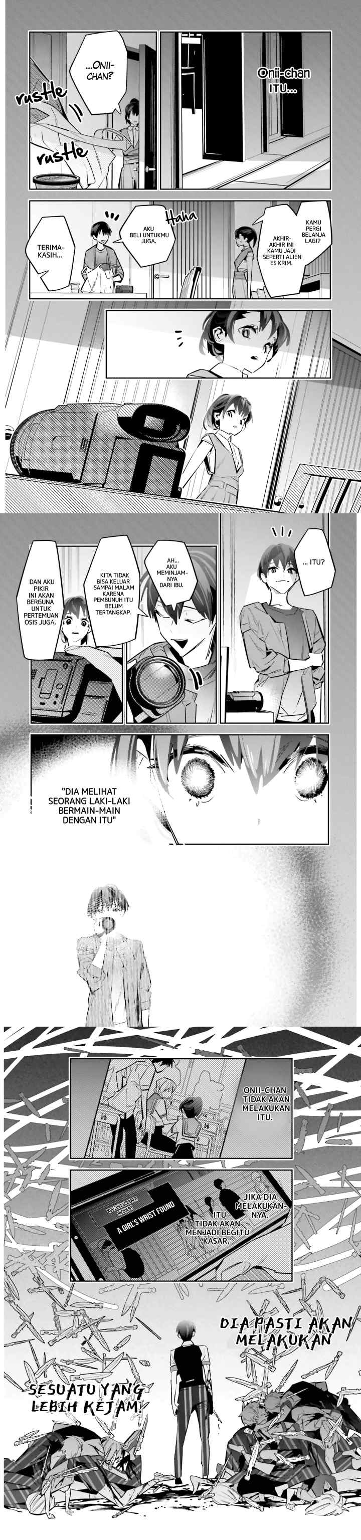 Death Game Manga no Kuromaku Satsujinki no Imouto ni Tensei shite Shippai shita chapter 2 halaman 8