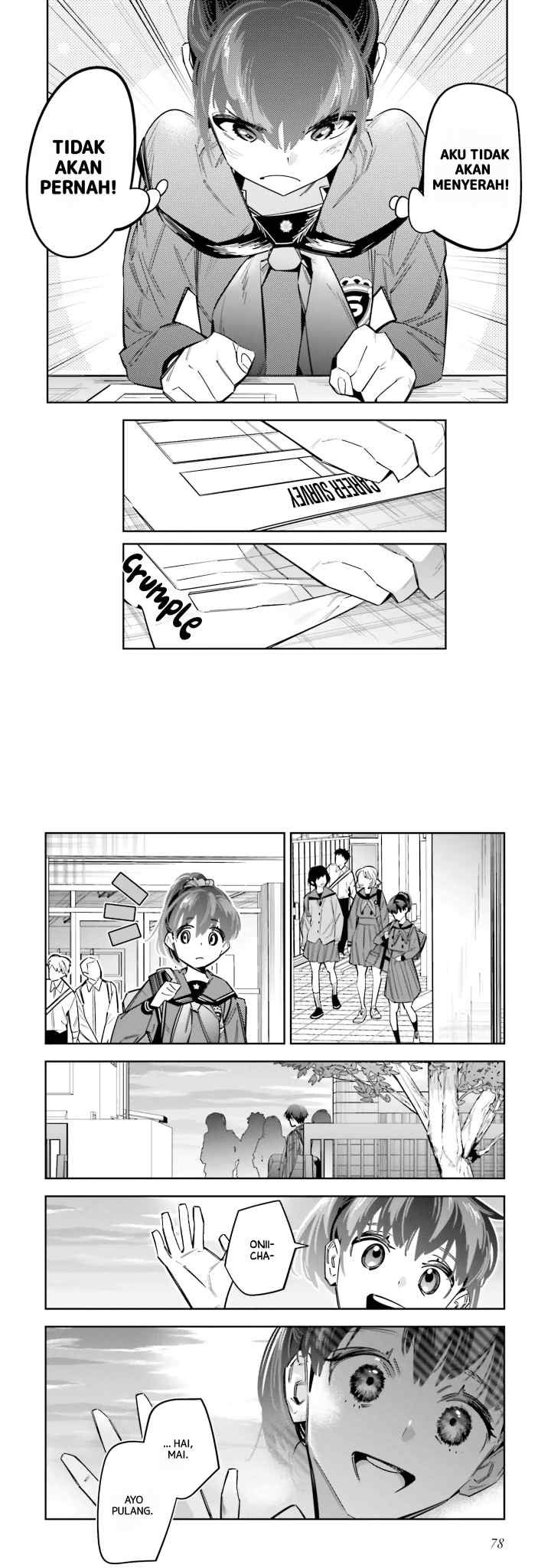 Death Game Manga no Kuromaku Satsujinki no Imouto ni Tensei shite Shippai shita chapter 7 halaman 4