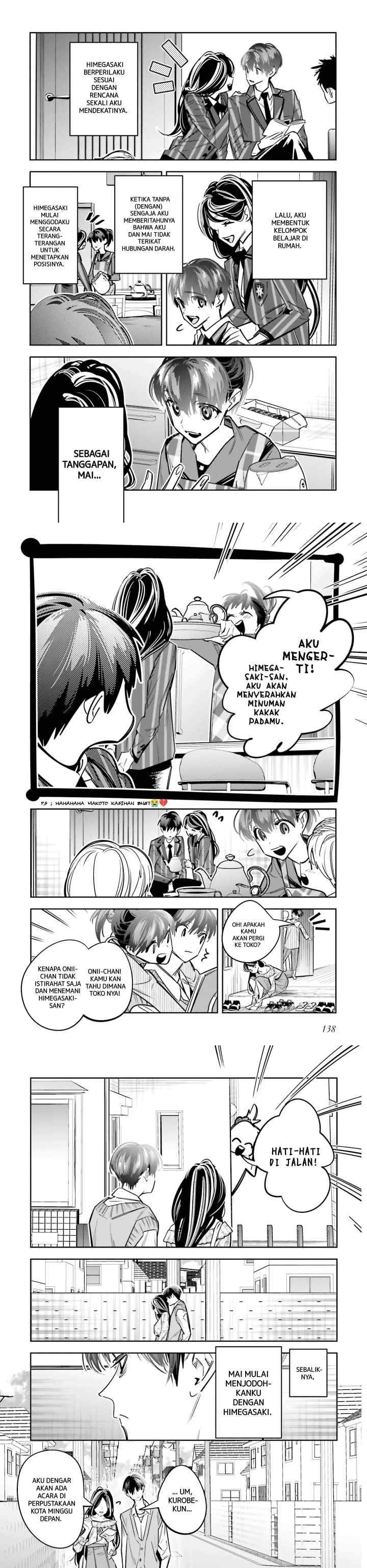 Death Game Manga no Kuromaku Satsujinki no Imouto ni Tensei shite Shippai shita chapter 9 halaman 7
