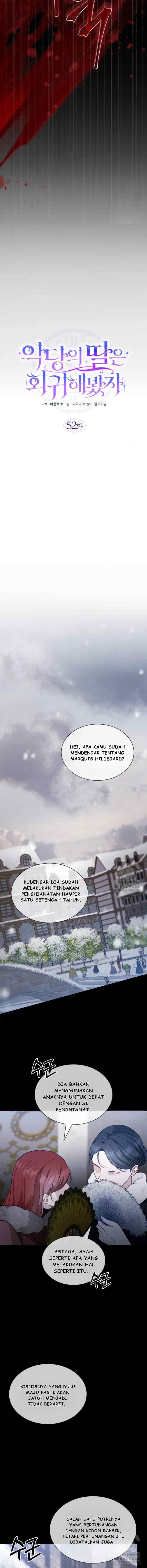 Even If The Villain's Daughter Regresses chapter 52 halaman 5