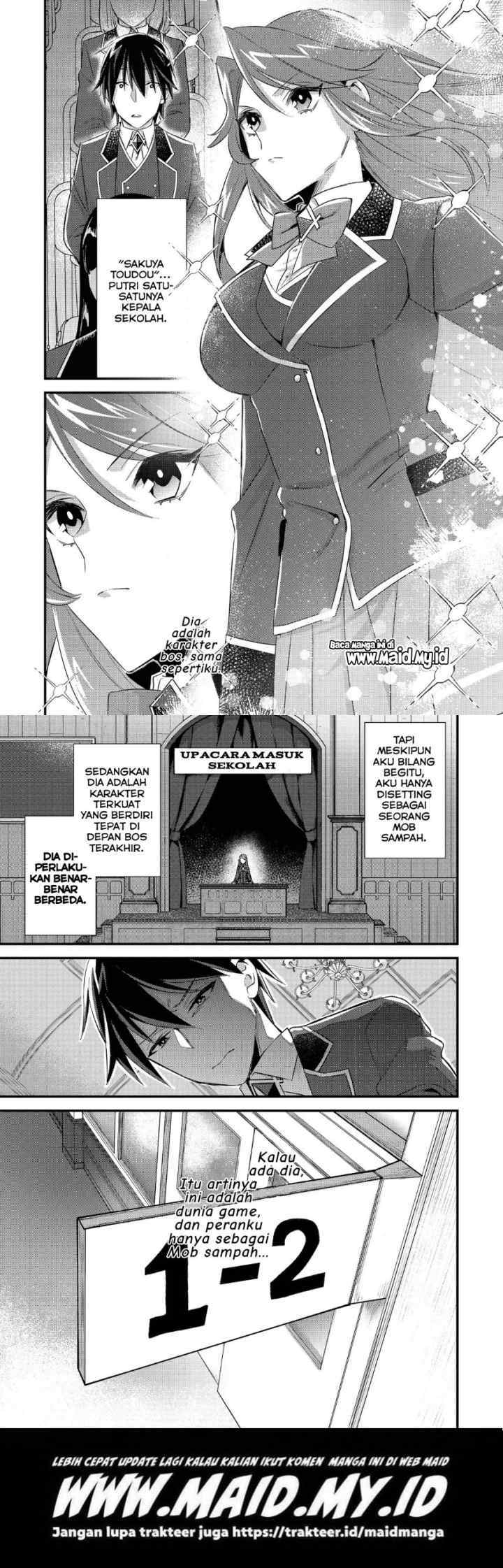 Geist Revenant: Kusozako Mob na Ore wa, Aibou no Seirei o Bishoujo ni Shinka Sasete Saikyou ni! chapter 1.1 halaman 9