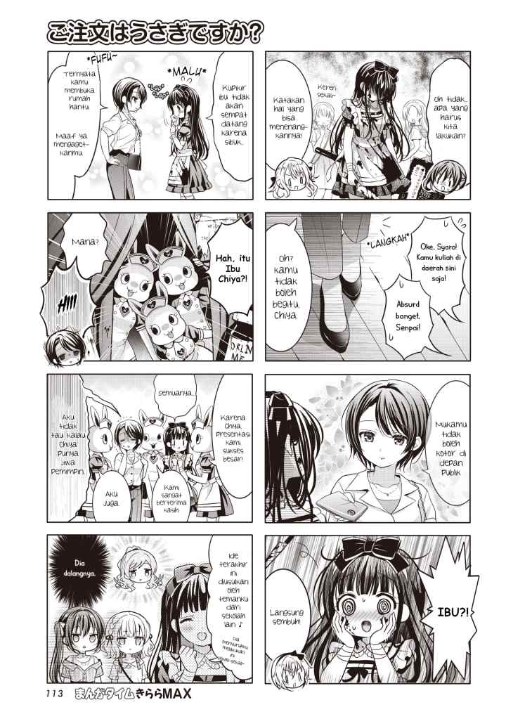Gochuumon wa Usagi Desu ka? chapter 153 halaman 9