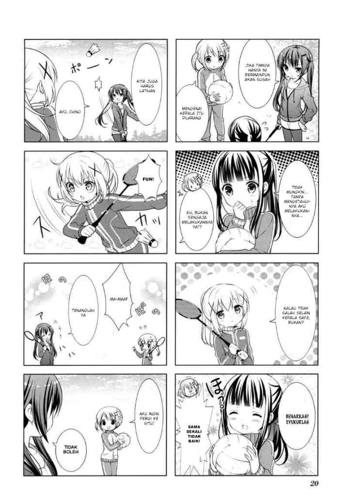 Gochuumon wa Usagi Desu ka? chapter 16 halaman 4