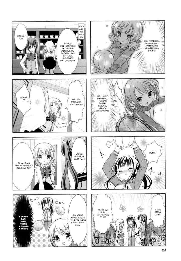 Gochuumon wa Usagi Desu ka? chapter 16 halaman 8