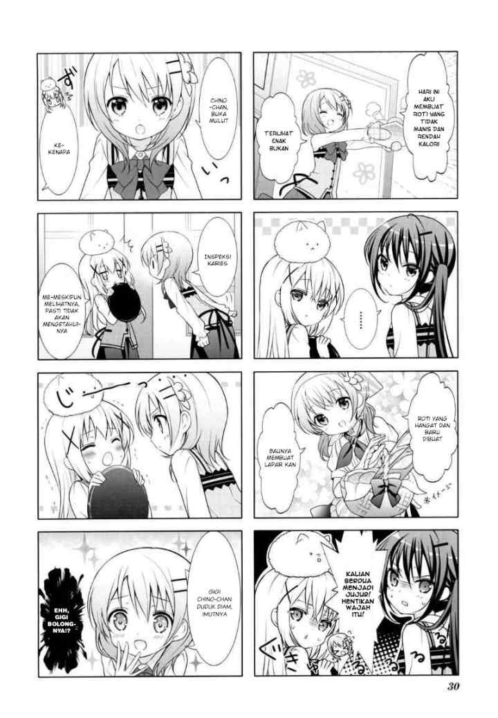 Gochuumon wa Usagi Desu ka? chapter 17 halaman 4