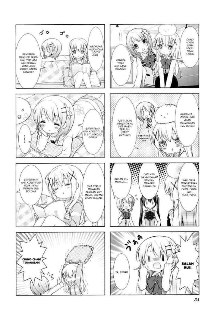 Gochuumon wa Usagi Desu ka? chapter 18 halaman 8