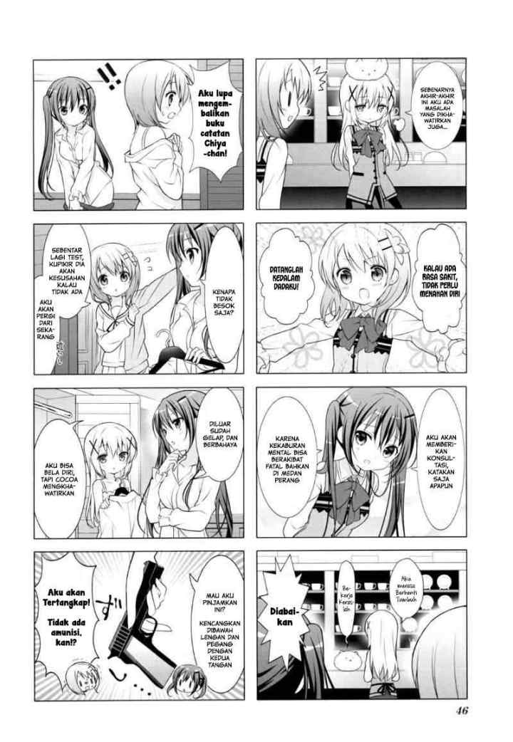 Gochuumon wa Usagi Desu ka? chapter 20 halaman 4