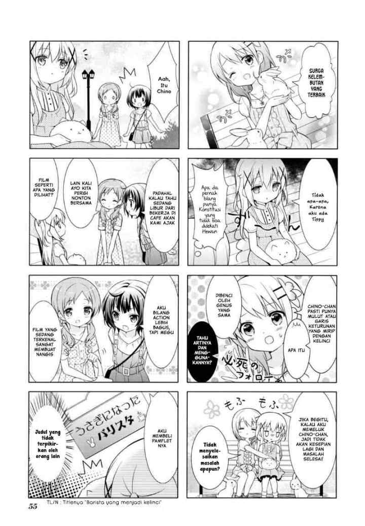 Gochuumon wa Usagi Desu ka? chapter 21 halaman 5