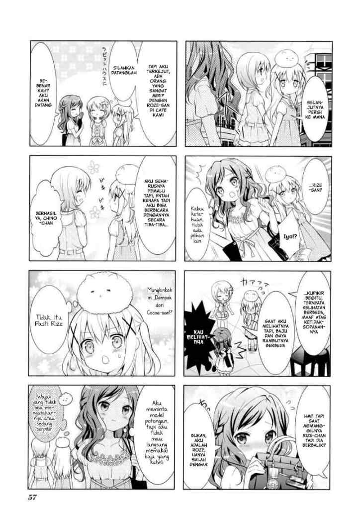 Gochuumon wa Usagi Desu ka? chapter 21 halaman 7