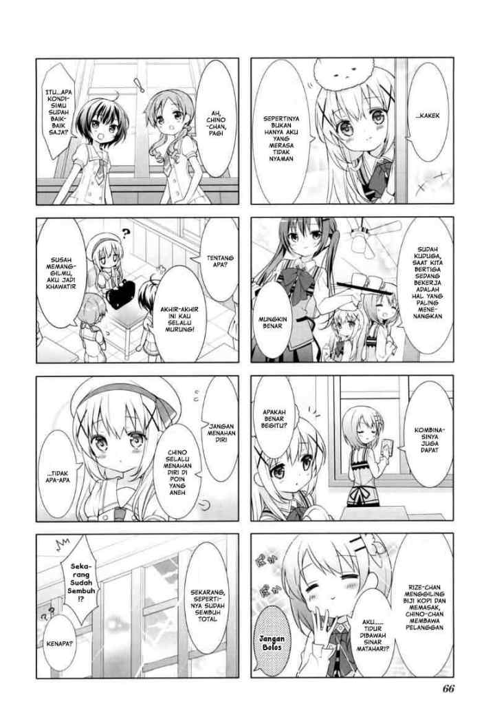 Gochuumon wa Usagi Desu ka? chapter 22 halaman 8