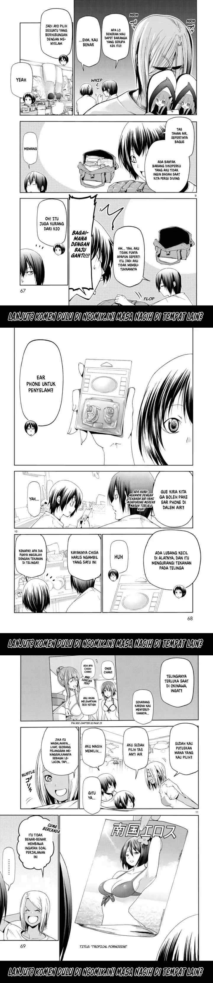 Grand Blue chapter 57 halaman 4