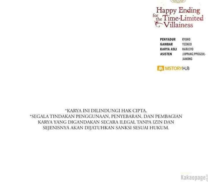 Happy Ending for the Time-Limited Villainess chapter 91 halaman 20