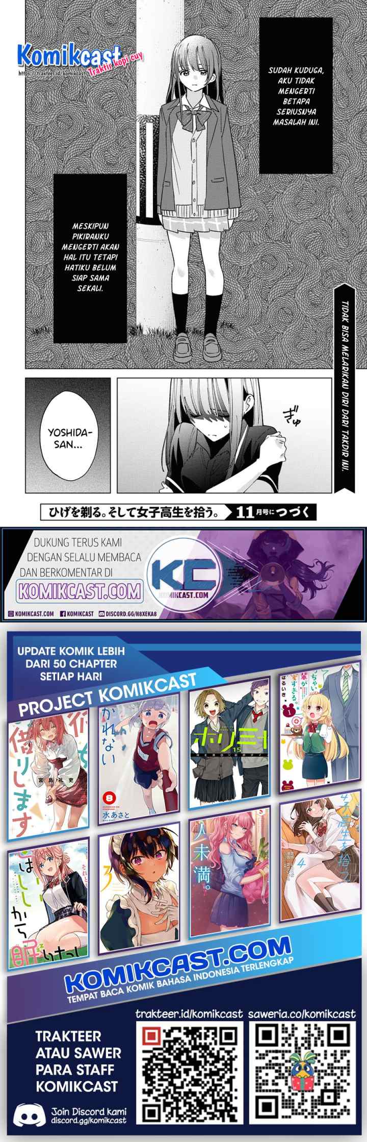 Hige Wo Soru. Soshite Joshikosei Wo Hirou chapter 32 halaman 17