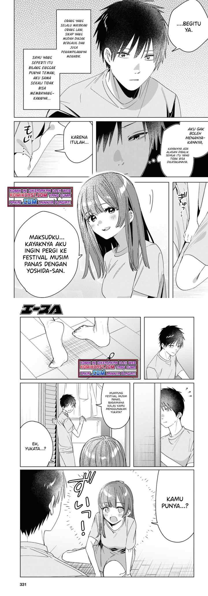Hige Wo Soru. Soshite Joshikosei Wo Hirou chapter 34 halaman 9