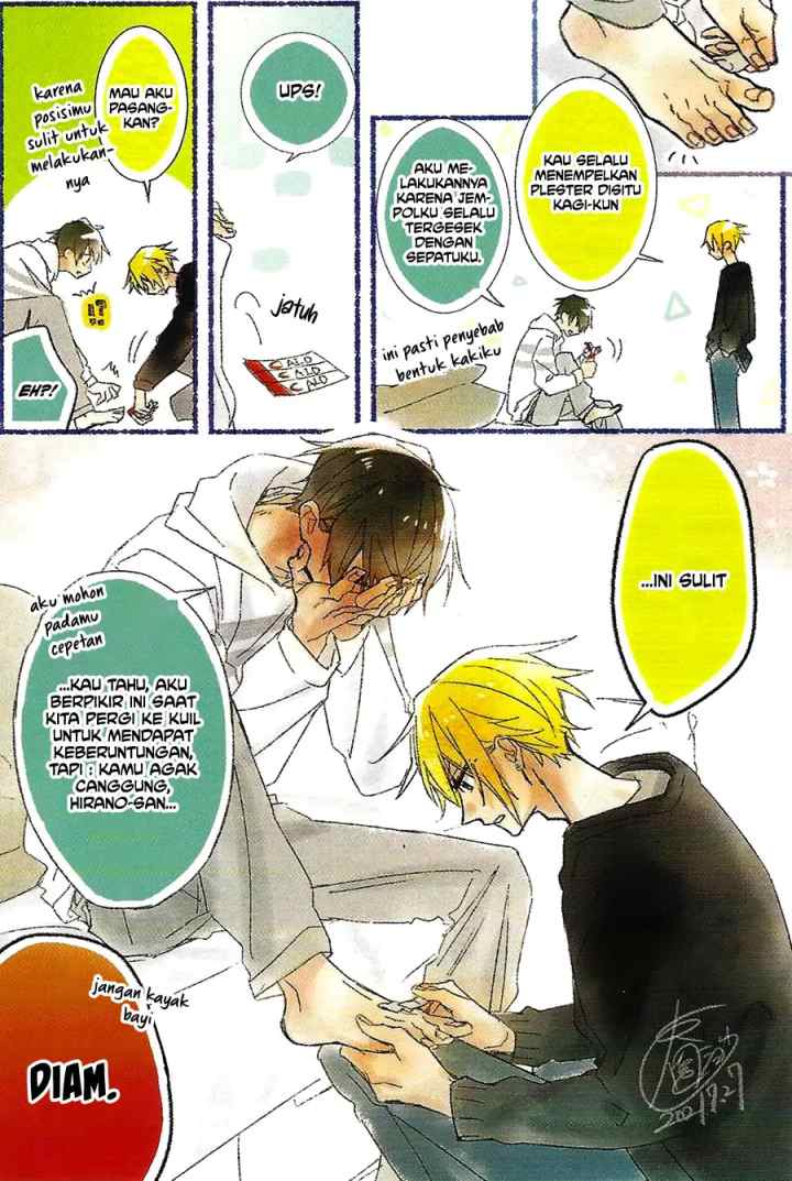 Hirano to Kagiura chapter 10.5 halaman 14