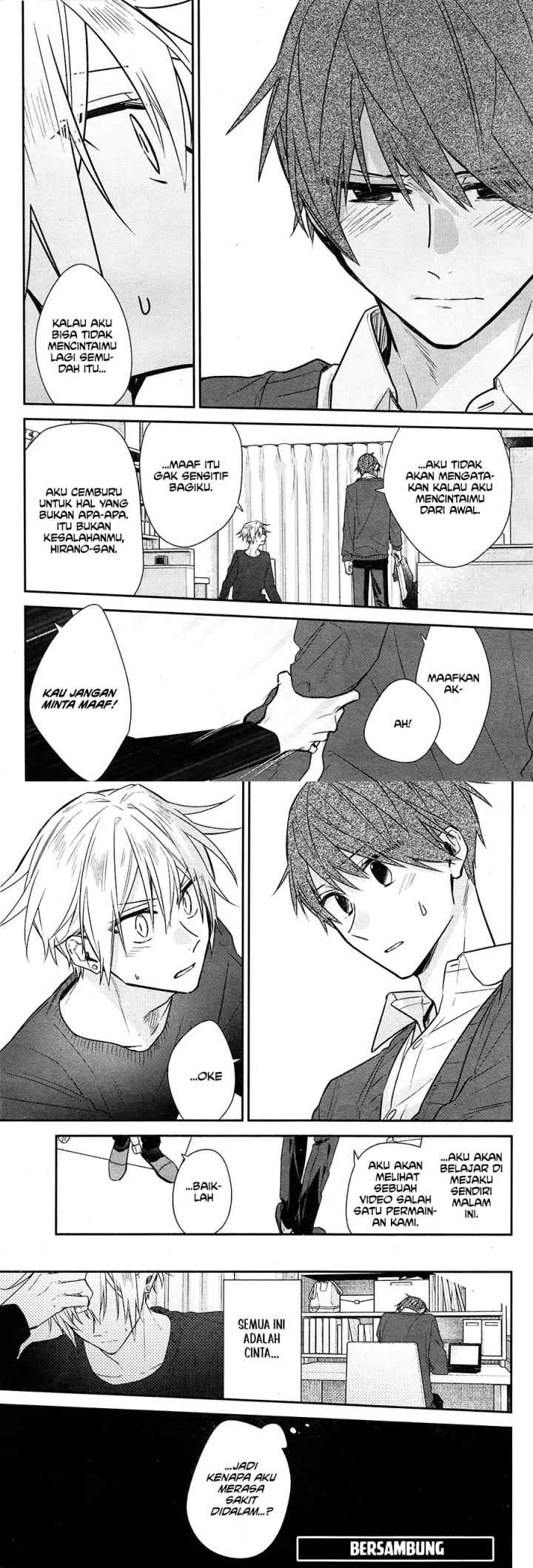 Hirano to Kagiura chapter 14 halaman 12