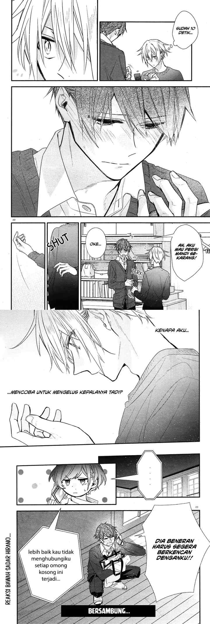 Hirano to Kagiura chapter 15 halaman 13