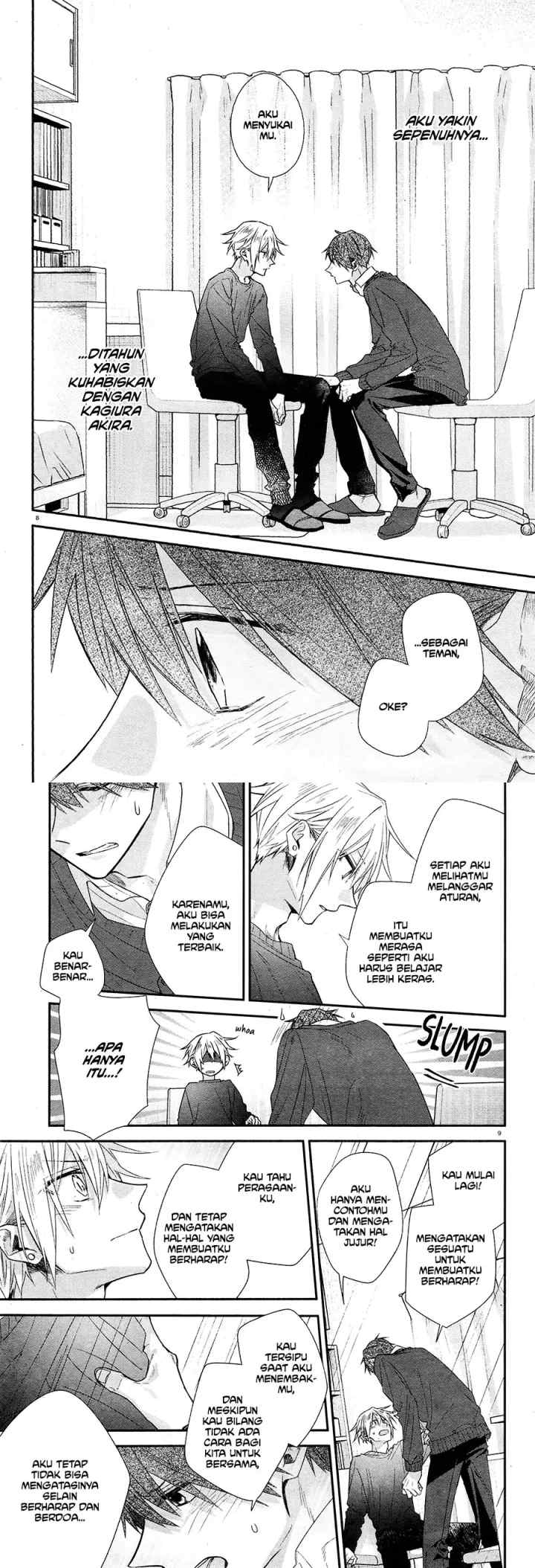 Hirano to Kagiura chapter 15 halaman 6