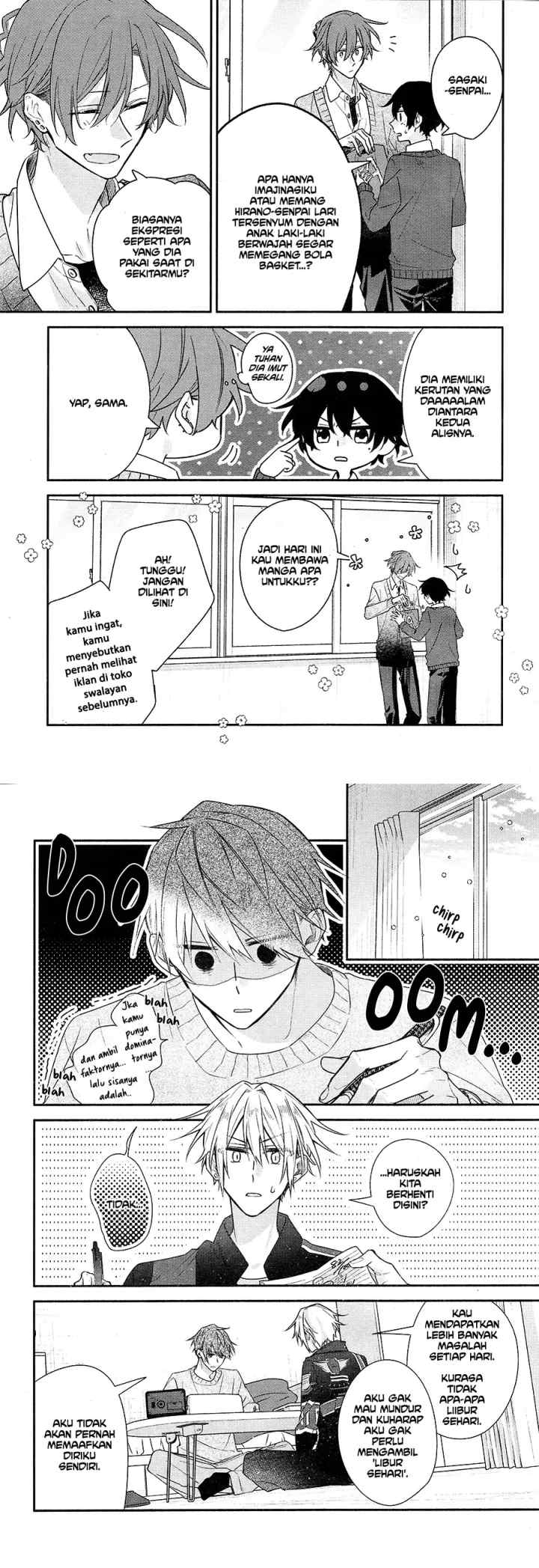 Hirano to Kagiura chapter 19 halaman 8