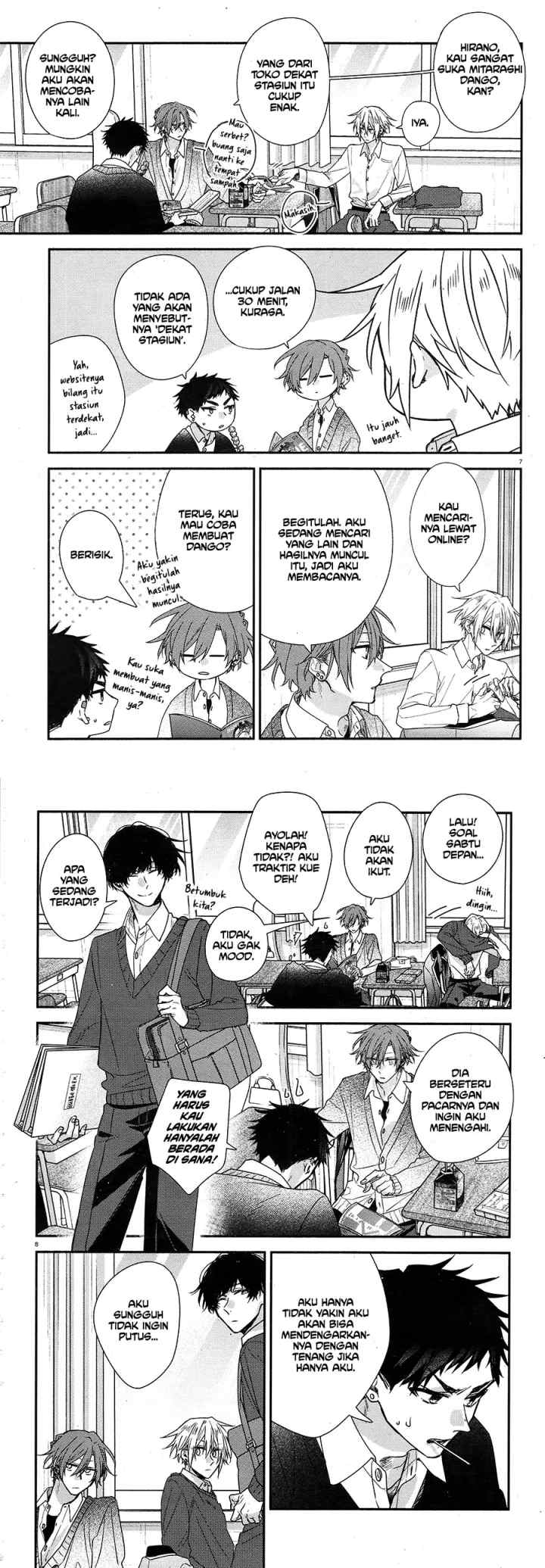 Hirano to Kagiura chapter 21 halaman 6