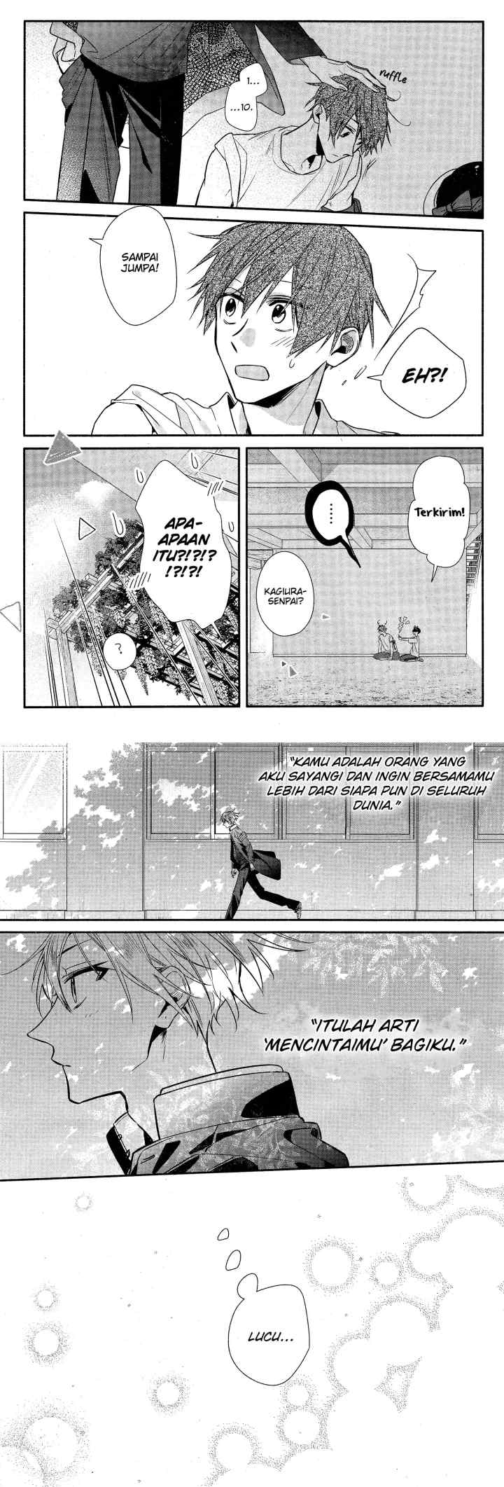 Hirano to Kagiura chapter 29 halaman 17
