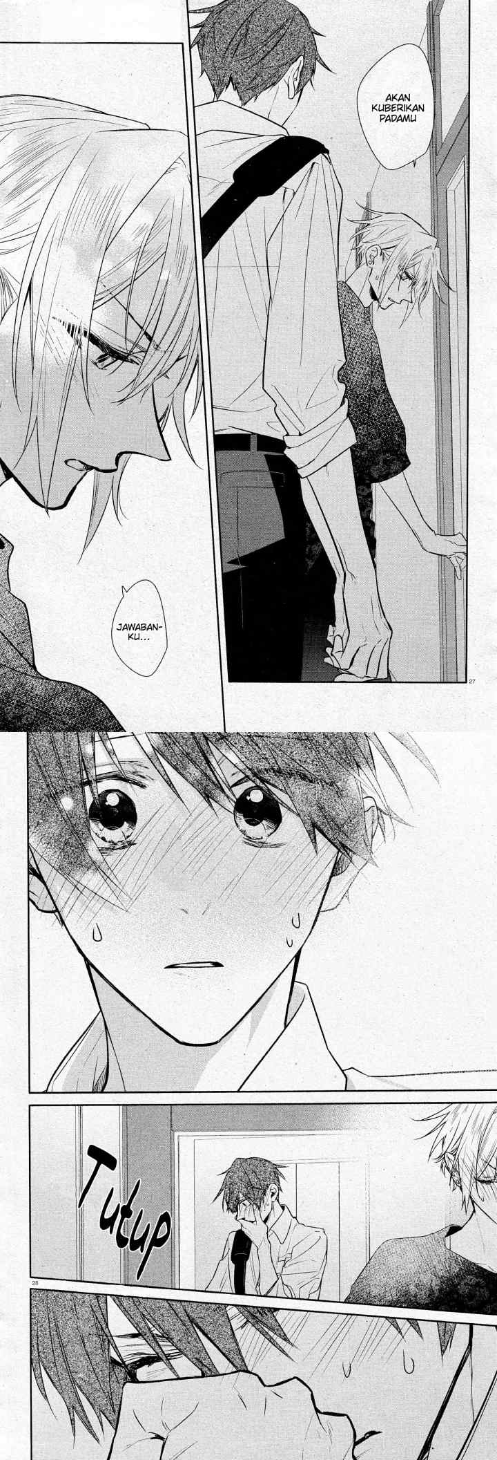 Hirano to Kagiura chapter 30 halaman 17