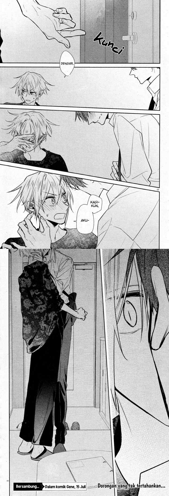 Hirano to Kagiura chapter 30 halaman 18