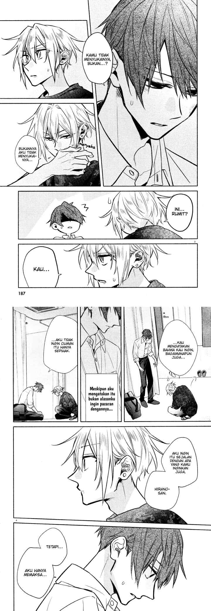 Hirano to Kagiura chapter 31 halaman 4
