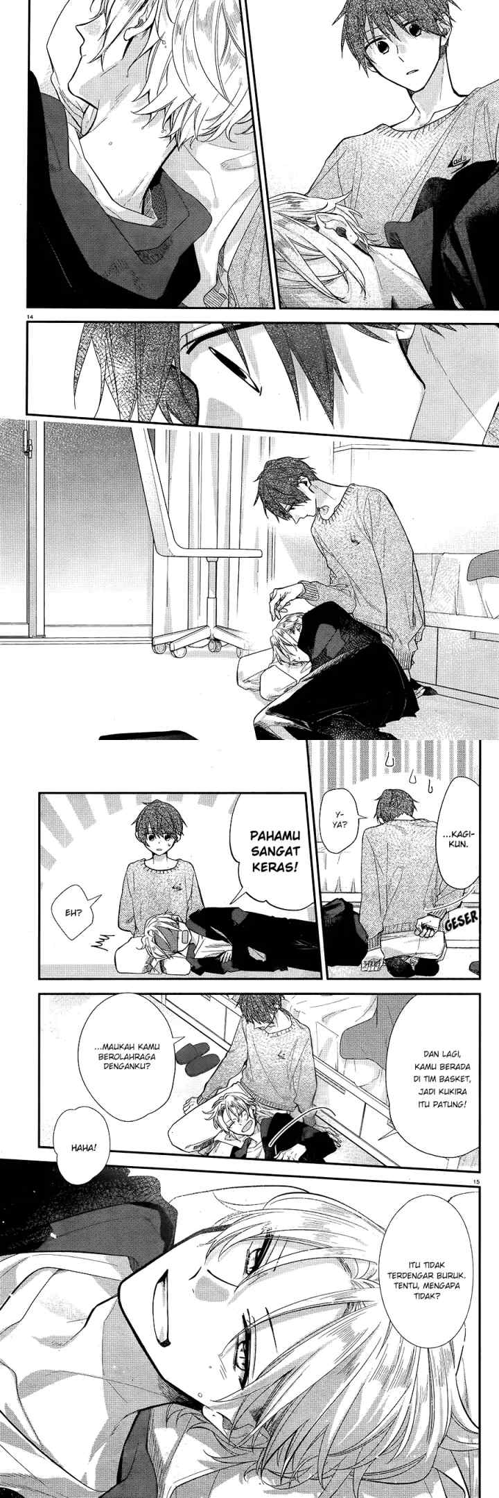 Hirano to Kagiura chapter 7 halaman 8