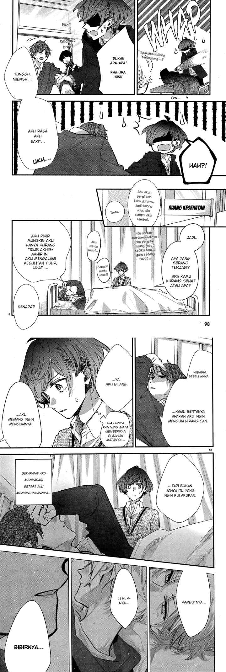 Hirano to Kagiura chapter 8 halaman 7