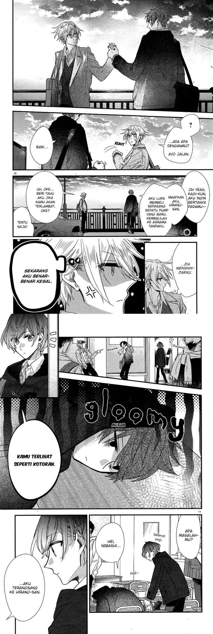 Hirano to Kagiura chapter 8 halaman 6