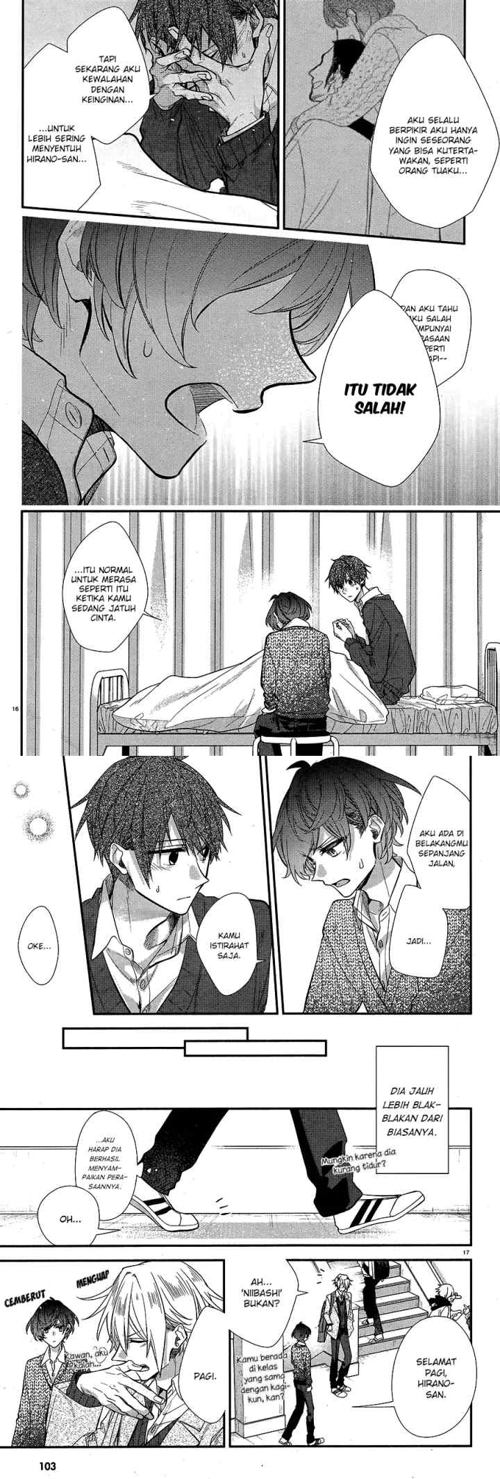 Hirano to Kagiura chapter 8 halaman 9