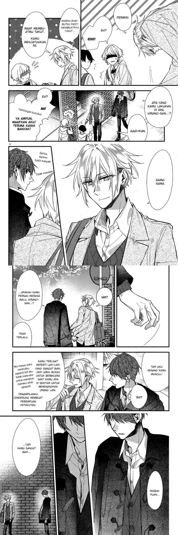 Hirano to Kagiura chapter 8 halaman 4