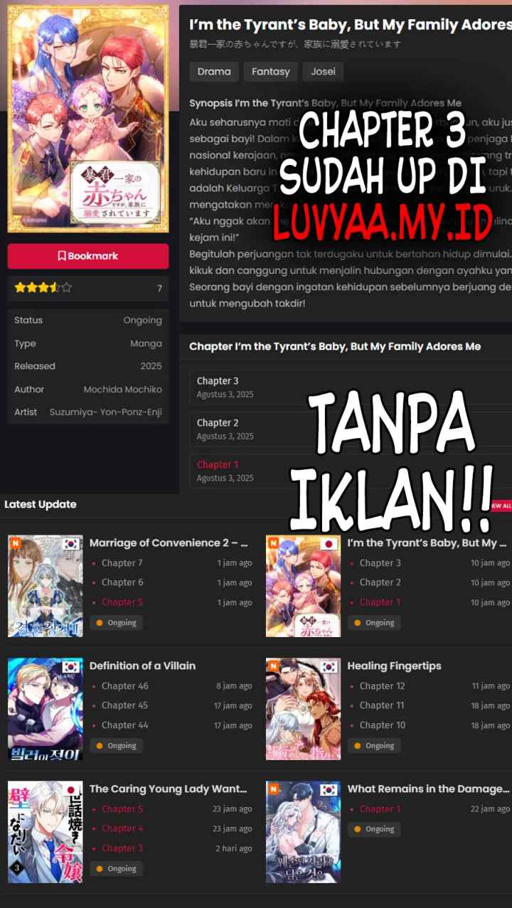 I'm the Tyrant's Baby, But My Family Adores Me chapter 1 halaman 19