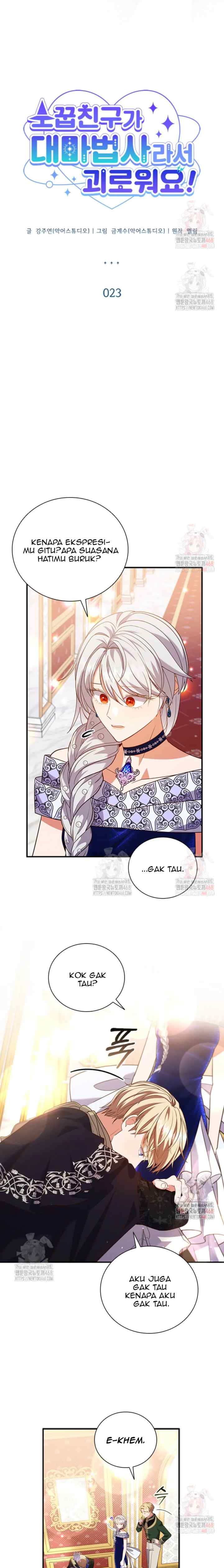 I'm Uncomfortable Because My Childhood Friend is a Wizard chapter 23 halaman 4