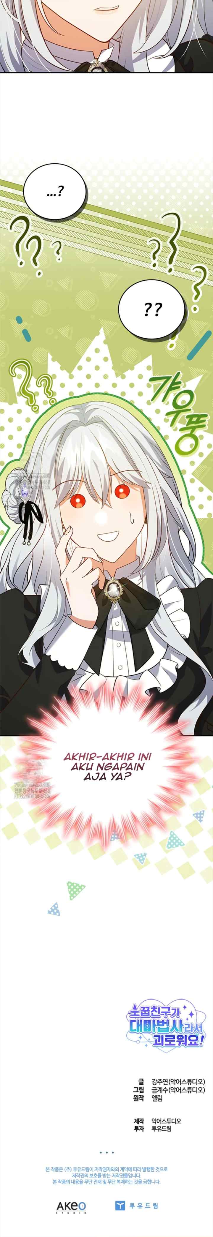 I'm Uncomfortable Because My Childhood Friend is a Wizard chapter 40 halaman 18