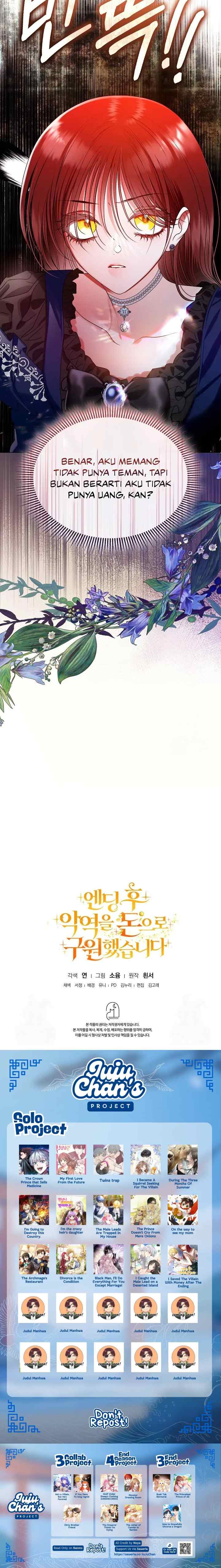 I Saved The Villain With Money After The Ending chapter 23 halaman 18