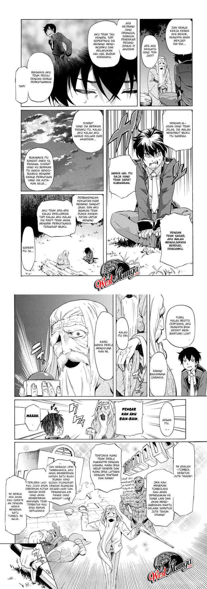 Ichioku-nen Button O Renda Shita Ore Wa, Kizuitara Saikyou Ni Natteita chapter 1.1 halaman 11