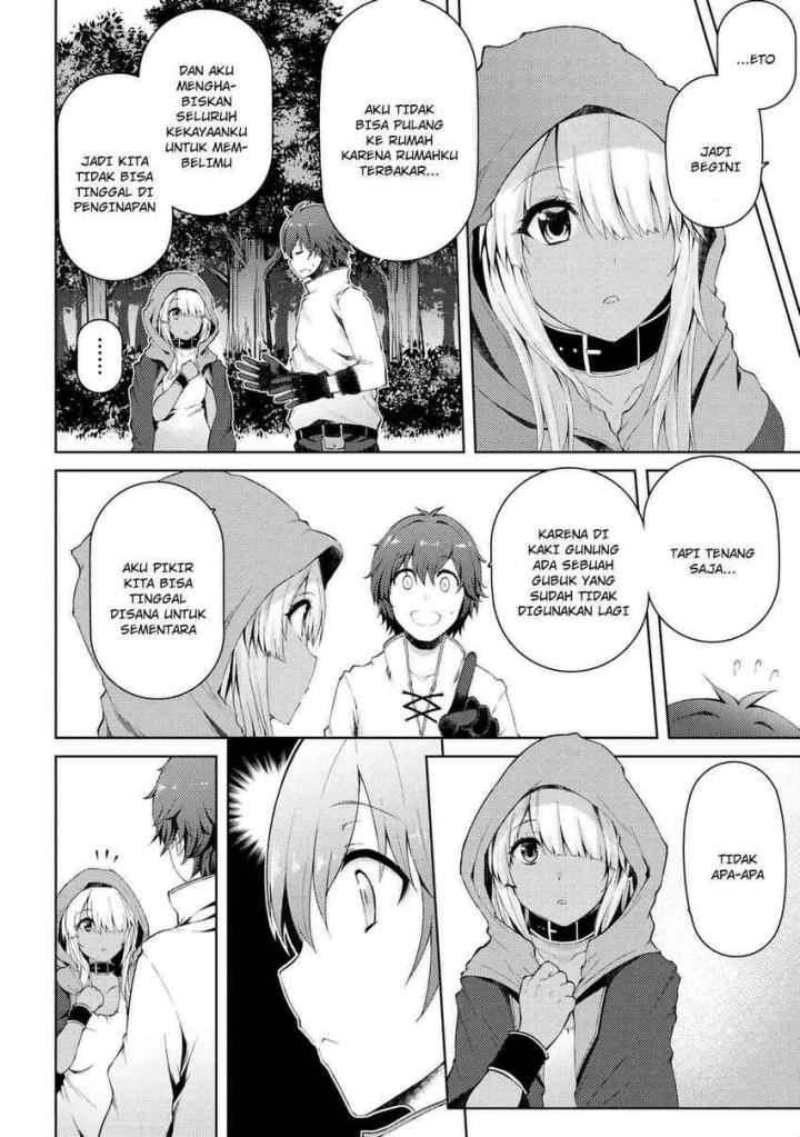 Ie ga Moete Jinsei Dou Demo Yoku Natta kara, Nokotta Nakenashi no Kin de Dark Elf no Dorei o Katta chapter 2.1 halaman 5