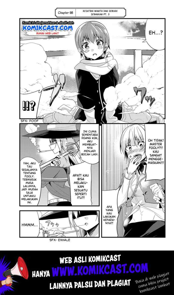 Ima Made Ichido mo Onna Atsukaisareta koto ga nai Onna Kishi wo Onna Atsukai suru chapter 98 halaman 4