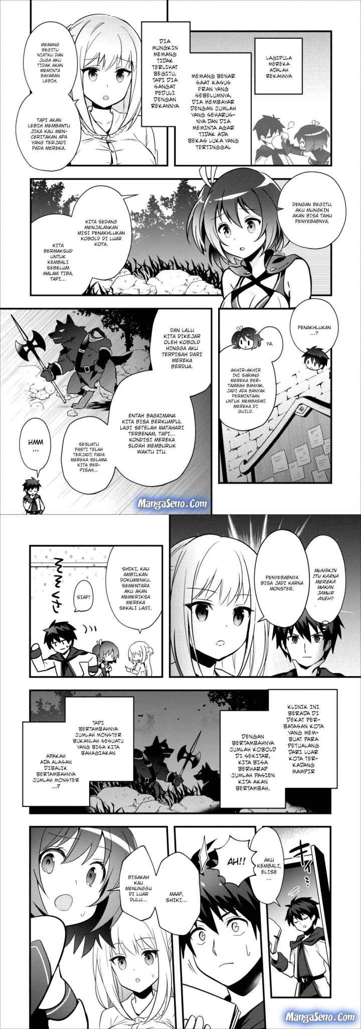 Isekai no Meikyuu Toshi de Chiyu Mahoutsukai Yattemasu chapter 7 halaman 10