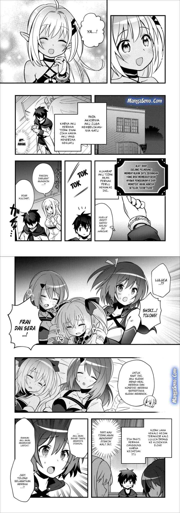Isekai no Meikyuu Toshi de Chiyu Mahoutsukai Yattemasu chapter 7 halaman 9