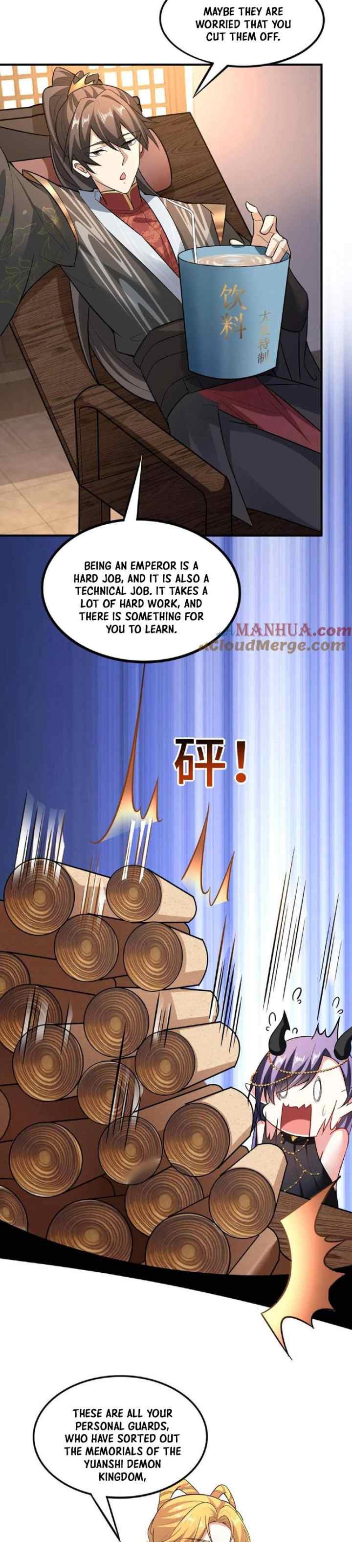 It's Over! The Queen's Soft Rice Husband is Actually Invincible chapter 102 halaman 9