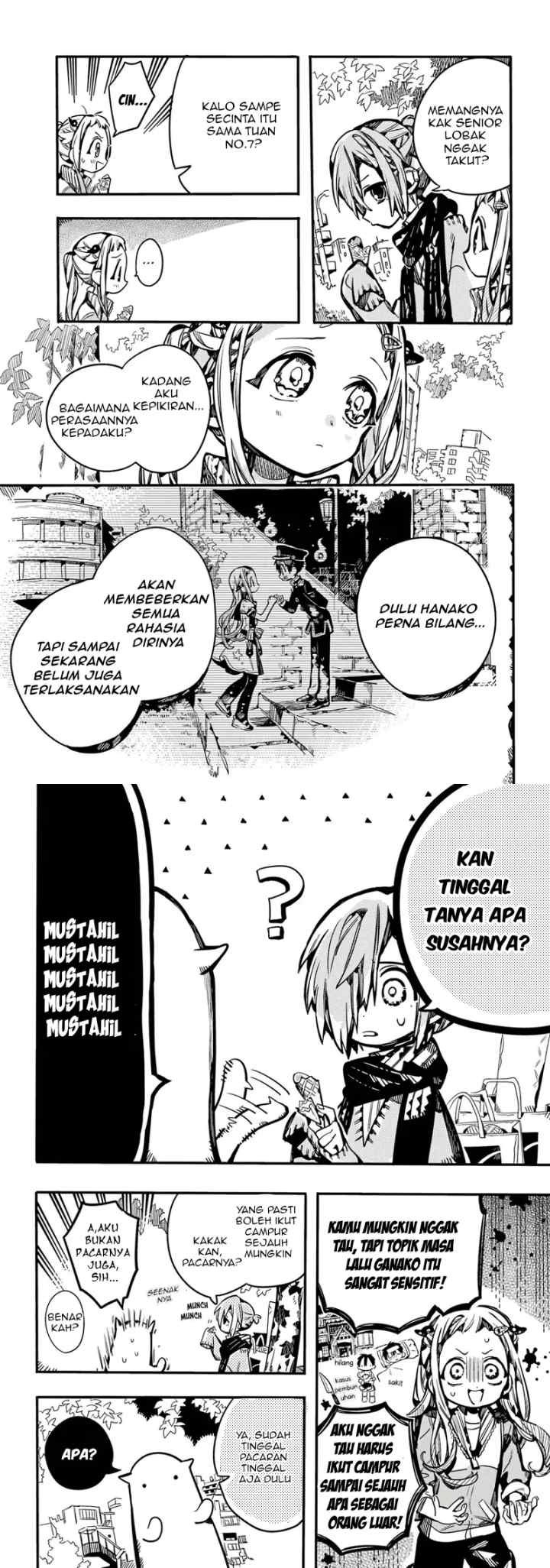 Jibaku Shounen Hanako-kun chapter 102 halaman 9